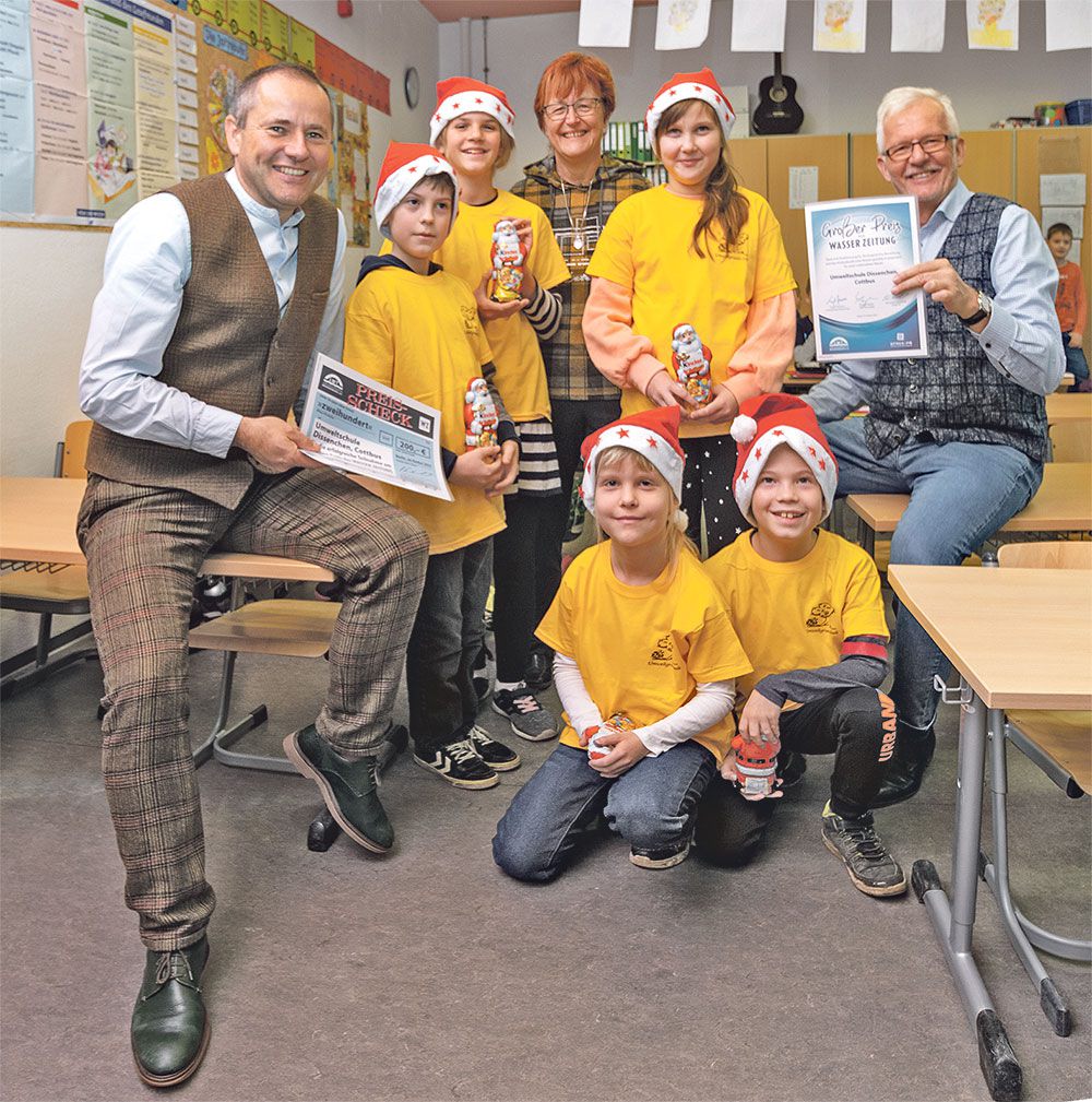 200 Euro für die Umweltschule Cottbus-Dissenchen. Foto: SPREE-PR/Petsch