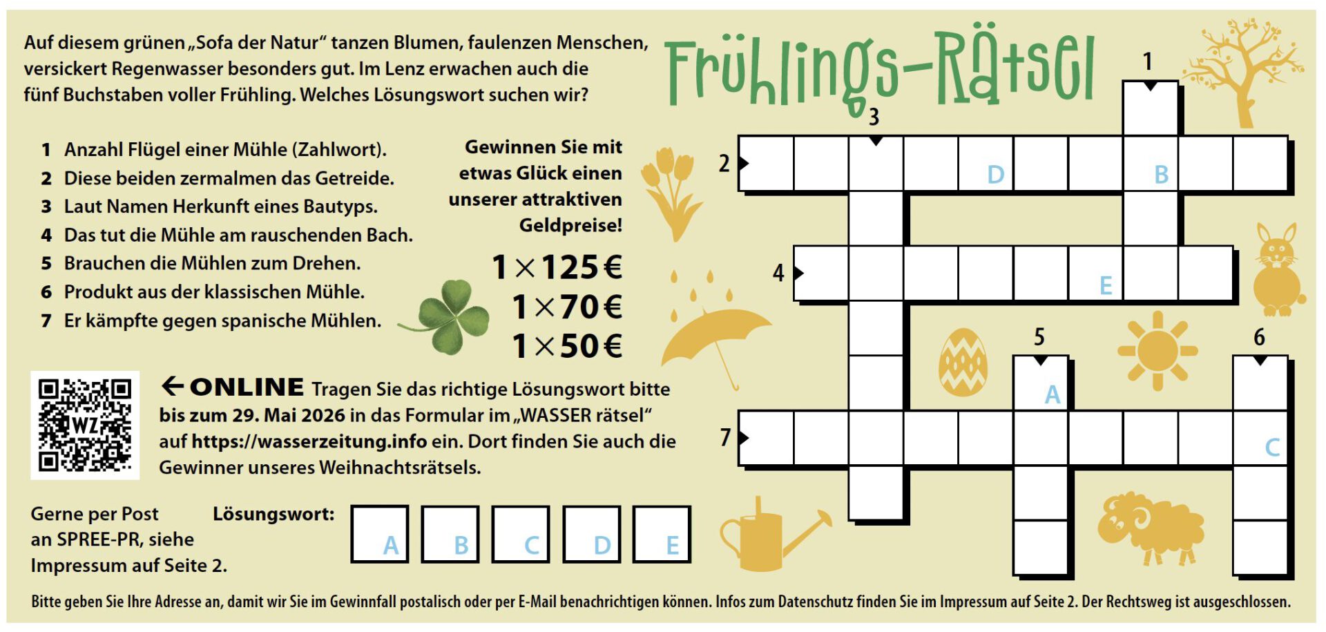 Frühlingsrätsel