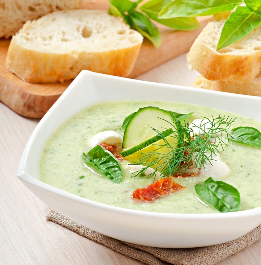Kalte Gurkensuppe